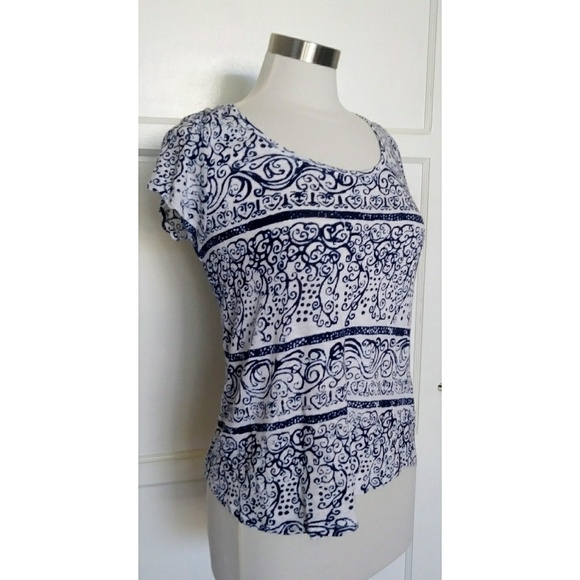 Lucky brand Floral paisley top - Picture 2 of 3